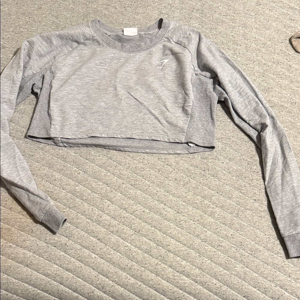 Gymshark Light Gray Sweatshirt